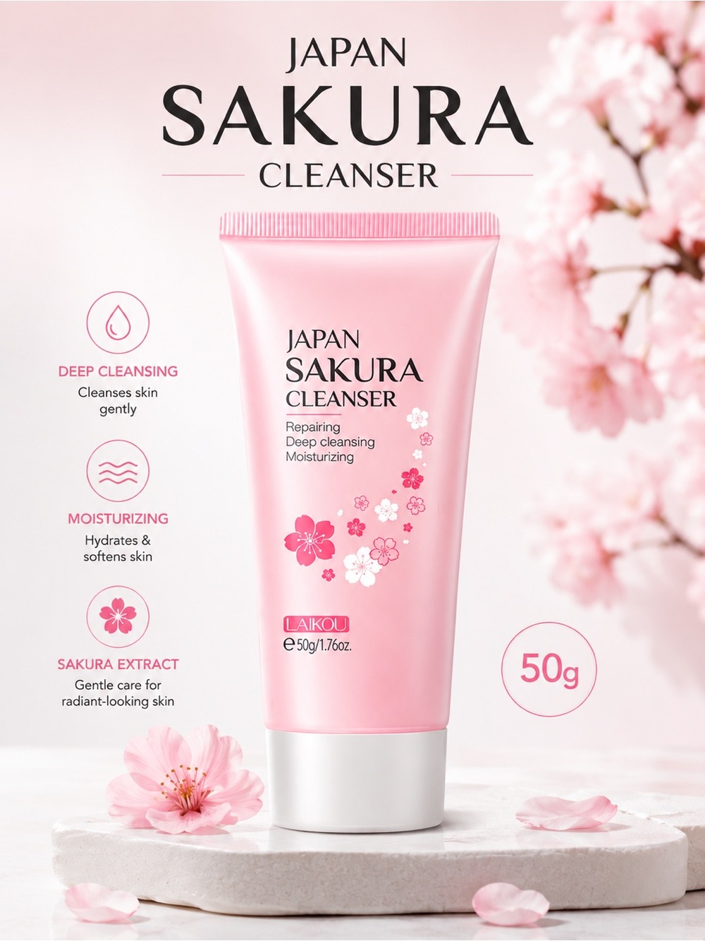 Cleanser - Pink Moisturizing Face Cleanser